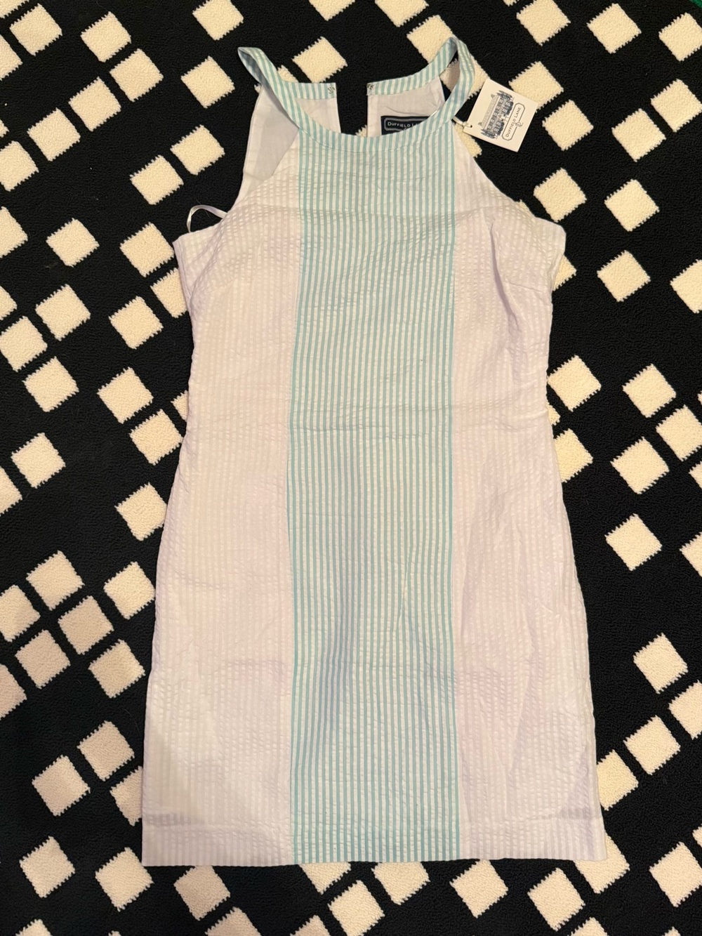 Striped Seersucker Sundress